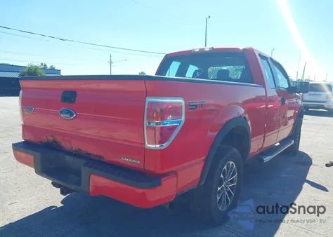 2011 Ford F150 Super Cab из США, поврежденный, VIN 1FTEX1EM9BFA12120
